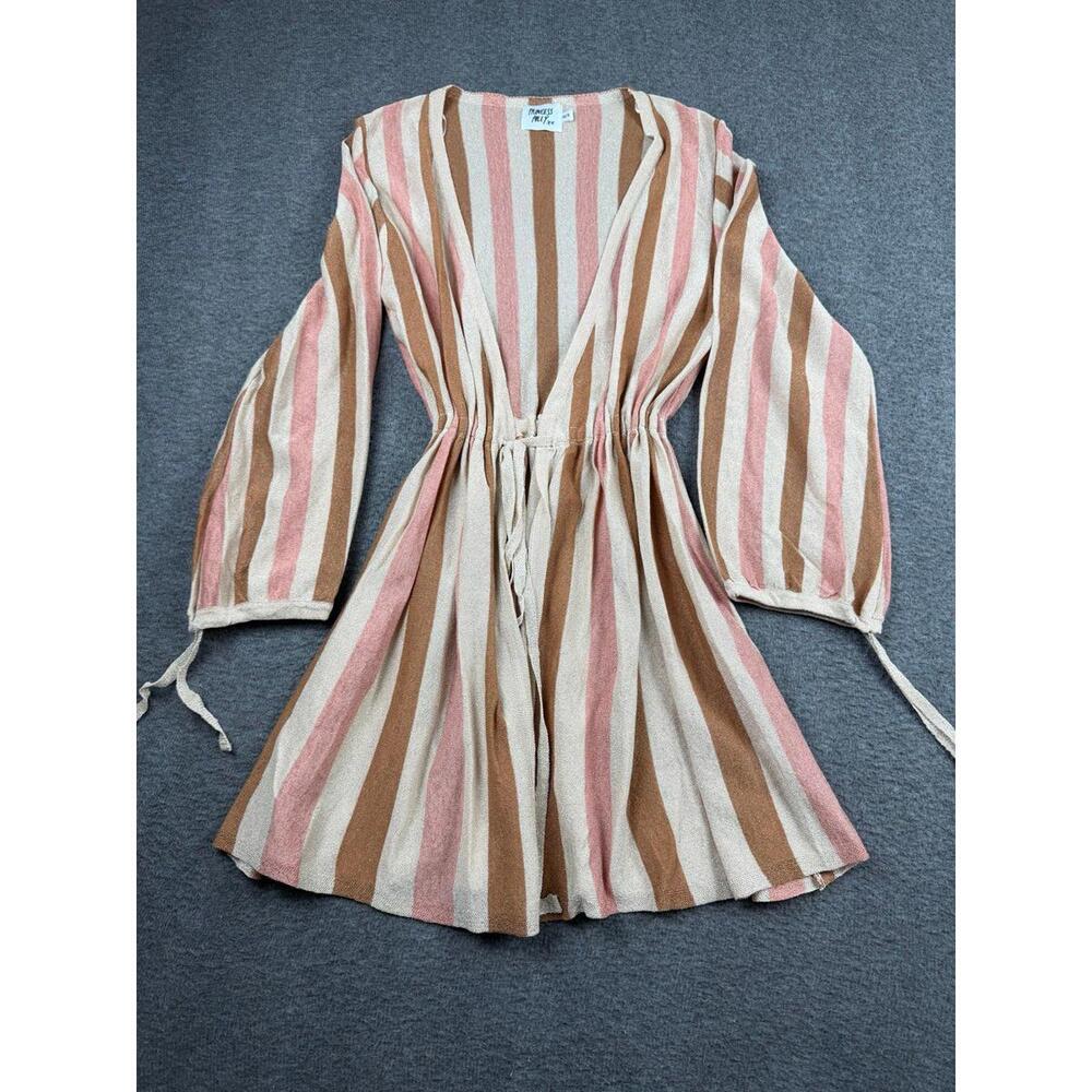 Princess Polly Striped Long Sleeve Cardigan‎ Dress Womens Size XS/S